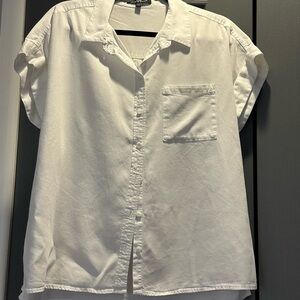 Velvet Heart White Button Down Shirt